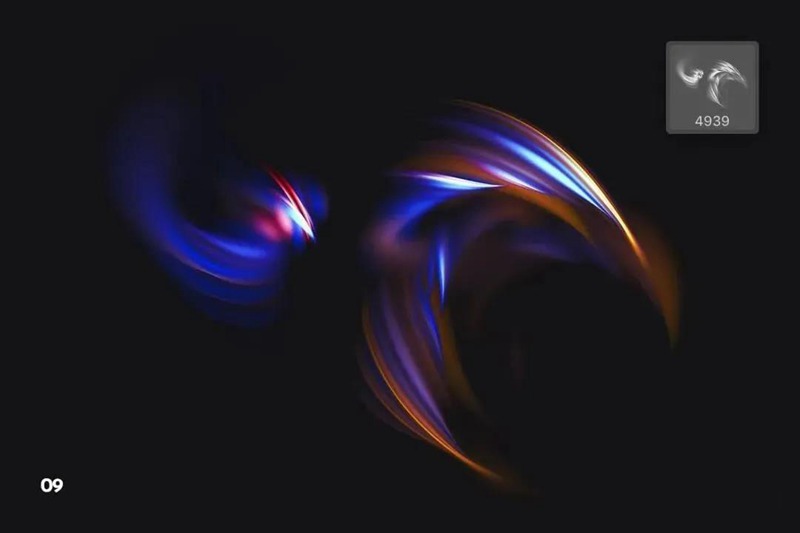 PS笔刷-绚丽的灯光效果photoshop笔刷素材集合 笔刷资源 sucaiwan.com