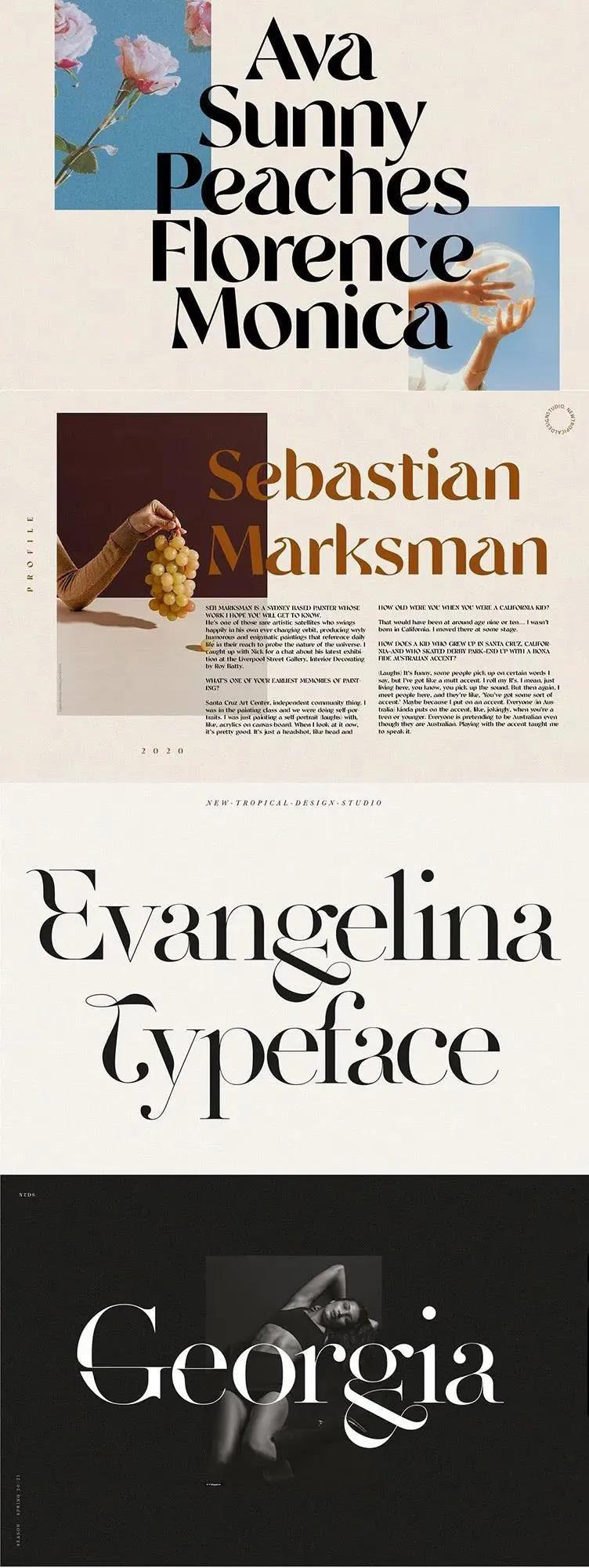 优雅轻奢酸性衬线10套 图片素材 sucaiwan.com