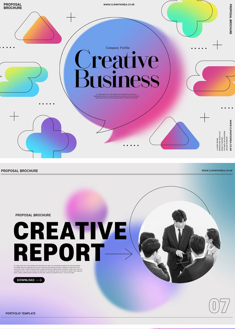 潮流酸性渐变背景PSD素材合集 图片素材 sucaiwan.com