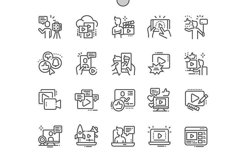 13套MBE风格线性图标，AI PNG格式 图标素材 sucaiwan.com