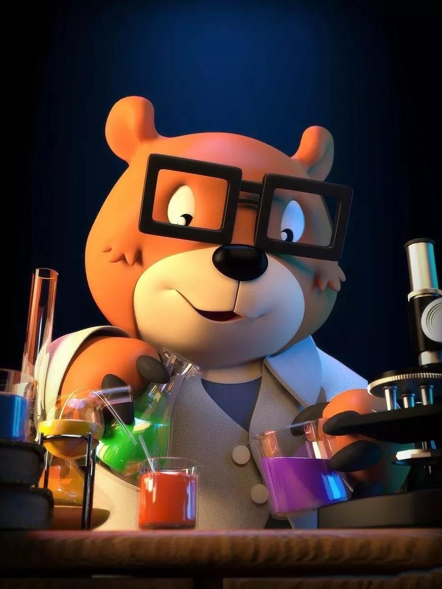 PS绘制3D卡通形象视频教程 图片素材 sucaiwan.com