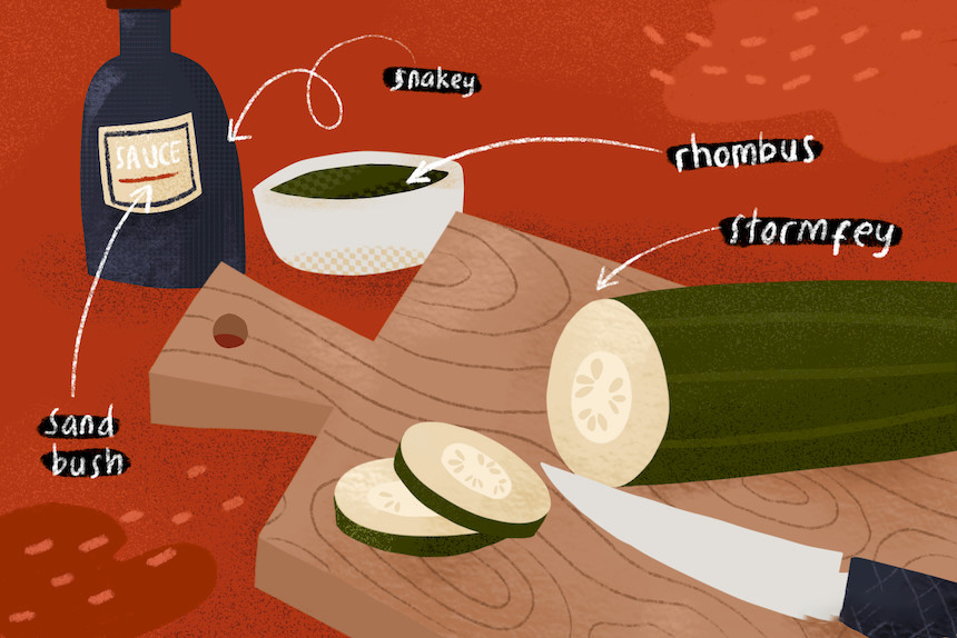 Procreate笔刷-卡通蔬菜水果谷物纹理干画笔笔刷素材下载 笔刷资源 sucaiwan.com