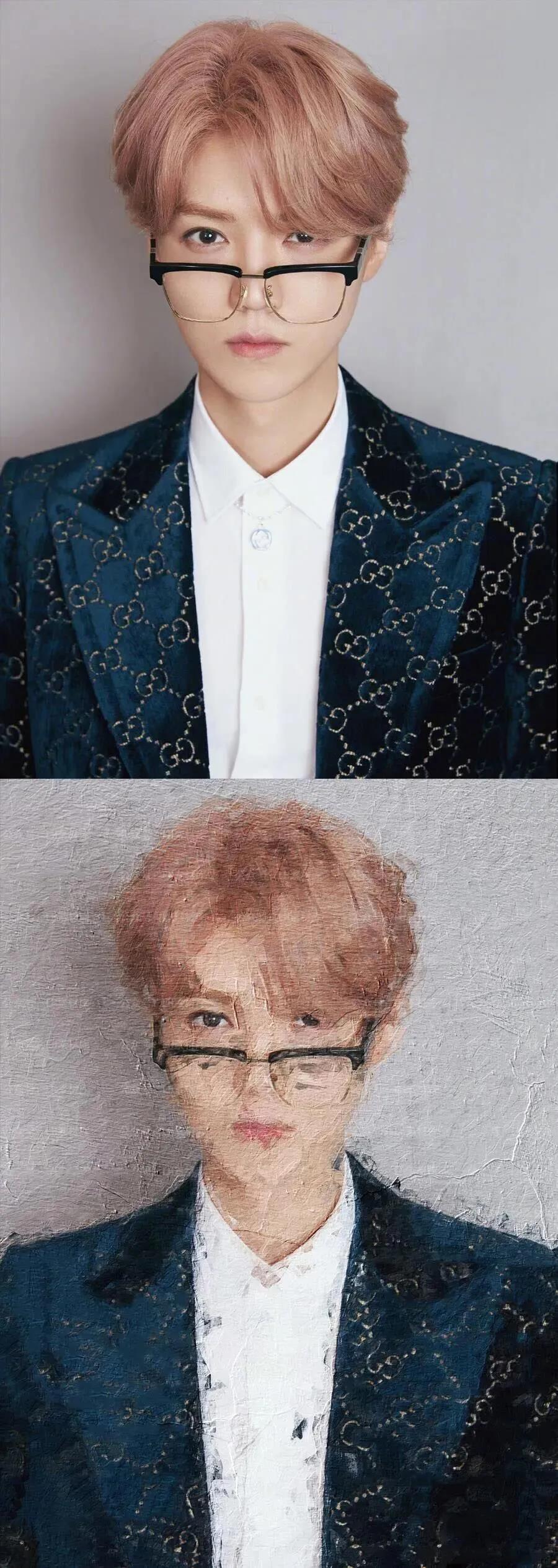 油画版微信头像0成本制作，有人靠他日入3W！ 笔刷资源 sucaiwan.com