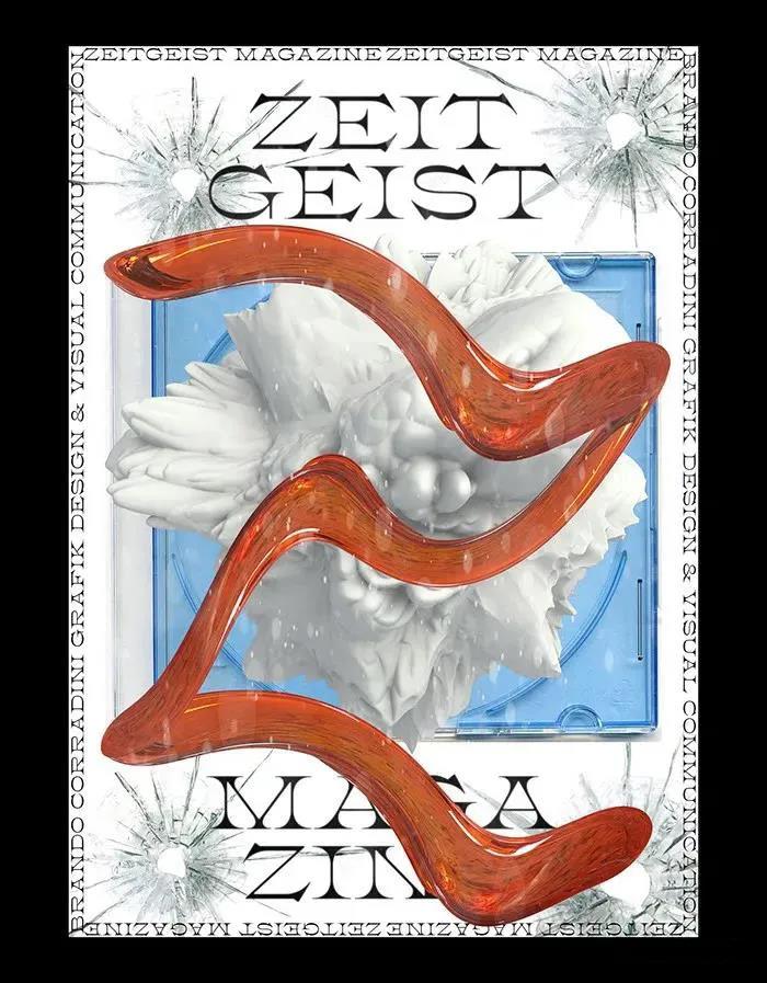 “逆反差”字体海报设计，有预感会火 设计素材 sucaiwan.com