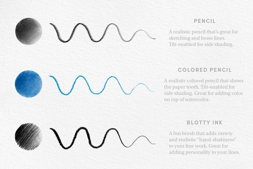 Procreate笔刷-铅笔墨水钢笔城市水彩画速写笔刷素材资源 笔刷资源 第2张-素材湾丨精选海外优质设计素材资源 Procreate笔刷-铅笔墨水钢笔城市水彩画速写笔刷素材资源 笔刷资源 sucaiwan.com