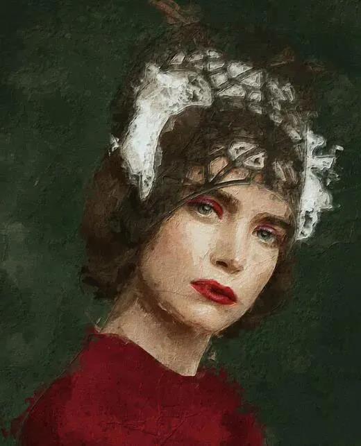 油画版微信头像0成本制作，有人靠他日入3W！ 笔刷资源 sucaiwan.com