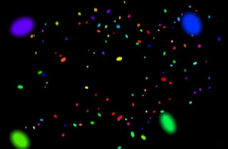 缤纷糖果彩色纸屑彩带超清透明JPG素材合集 图片素材 sucaiwan.com