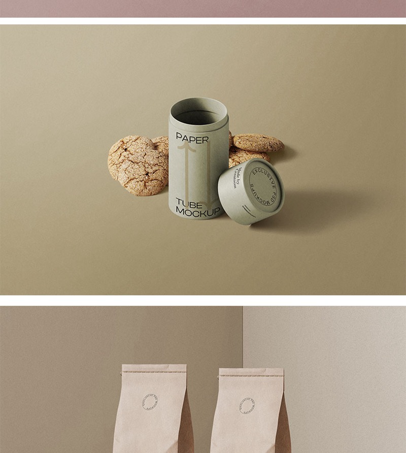 200款高级质感品牌VI样机PSD模板 图片素材 sucaiwan.com