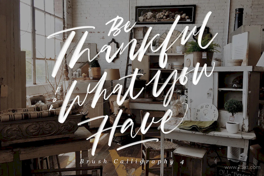 procreate笔刷-手写书法字体画笔笔刷素材 笔刷资源 sucaiwan.com