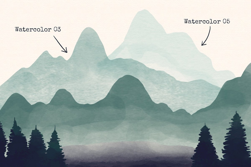 Procreate笔刷-水彩笔纹理笔刷素材资源 笔刷资源 第4张-素材湾丨精选海外优质设计素材资源 Procreate笔刷-水彩笔纹理笔刷素材资源 笔刷资源 sucaiwan.com