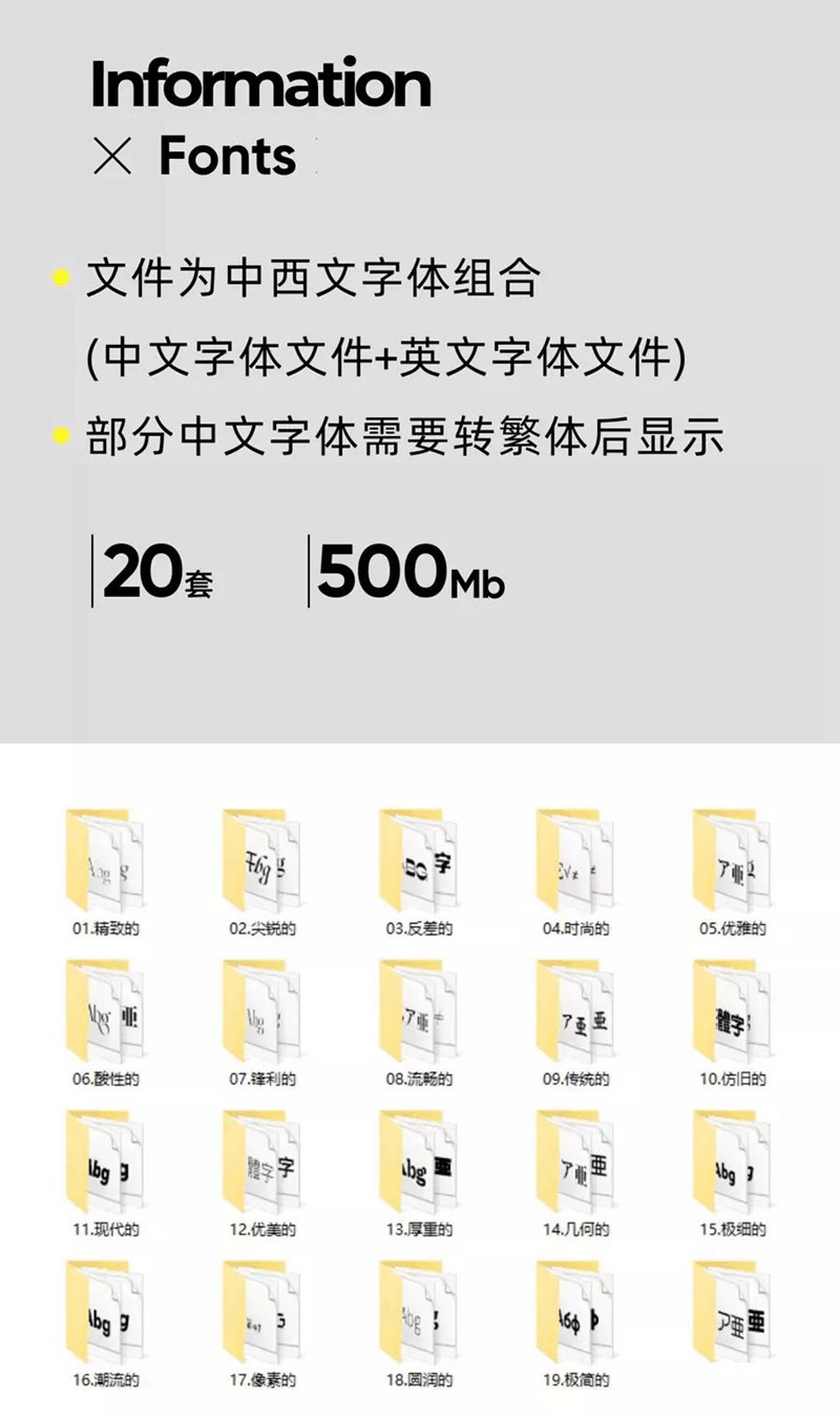2022流行中英文字体合集 图片素材 sucaiwan.com