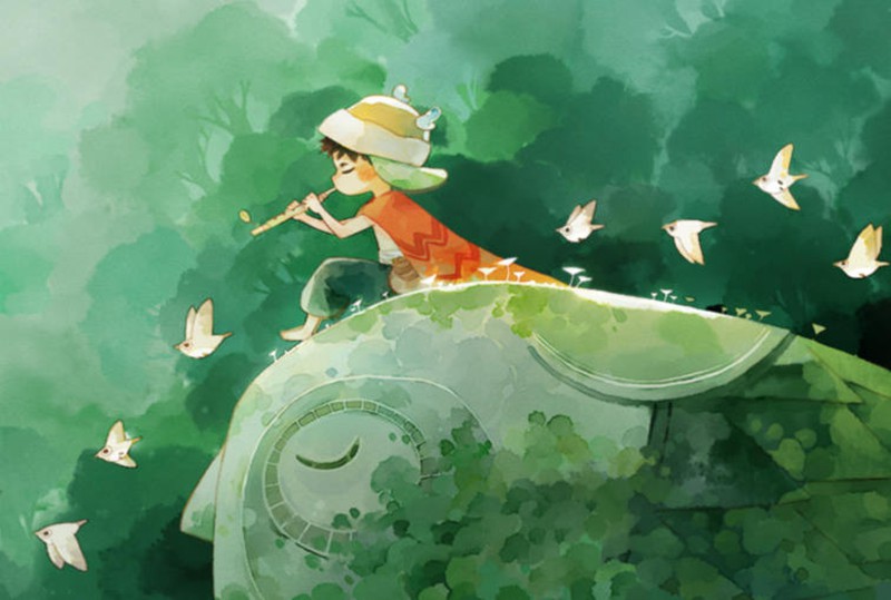 青时PS水彩插画系统课【画质高清】 设计教程 sucaiwan.com