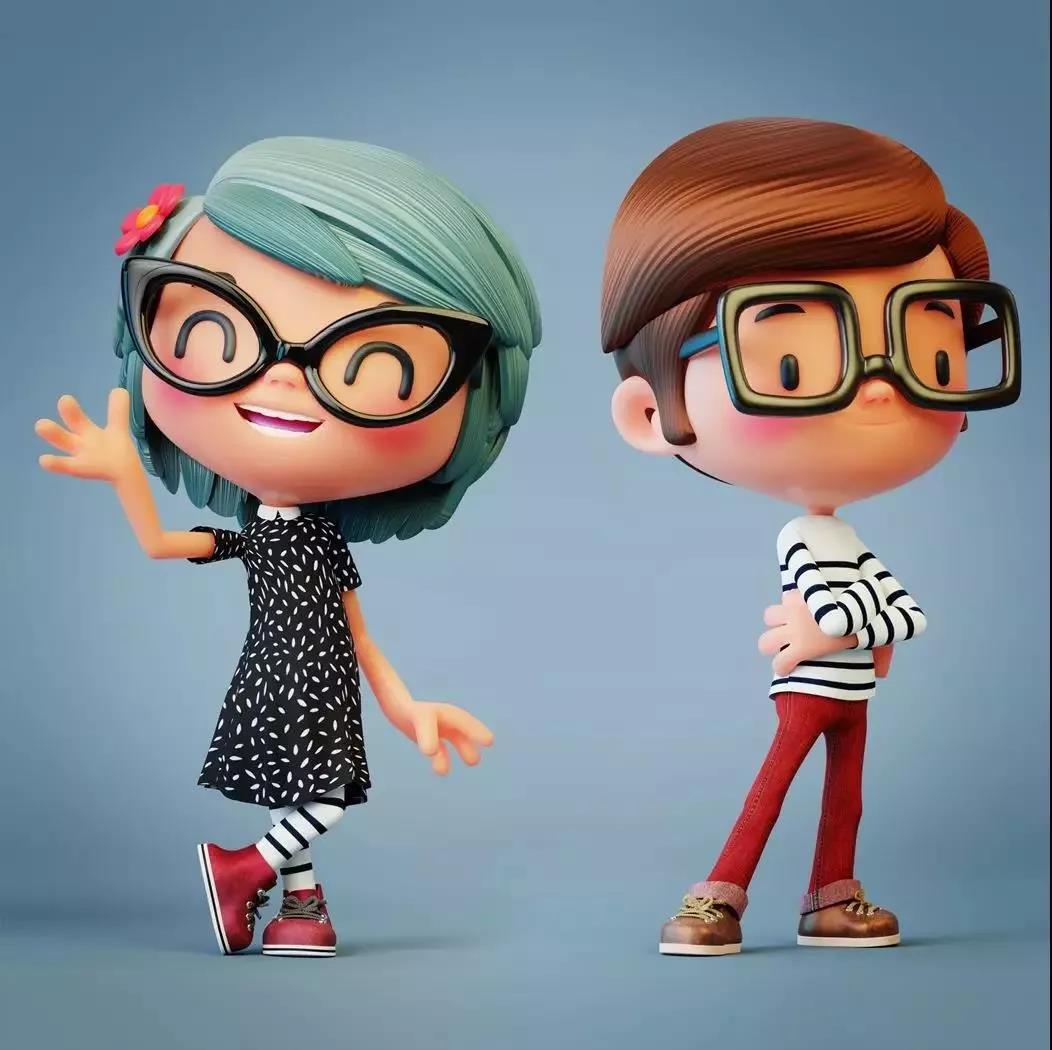 PS绘制3D卡通形象视频教程 图片素材 sucaiwan.com