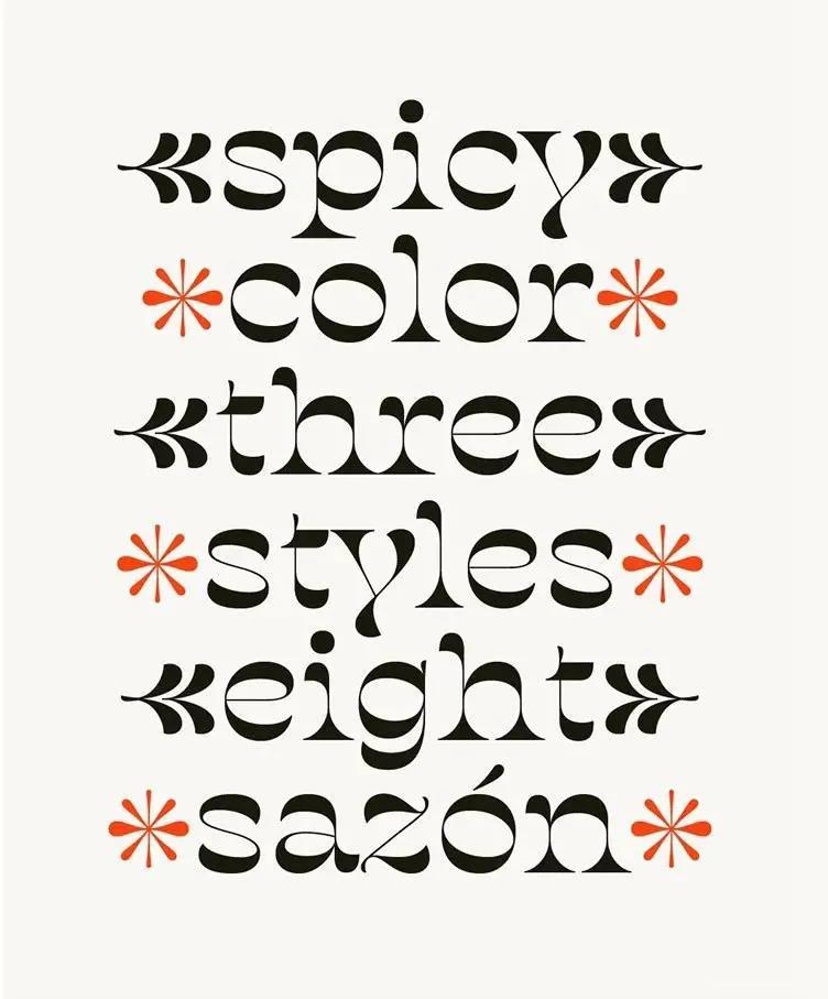 “逆反差”字体海报设计，有预感会火 设计素材 sucaiwan.com