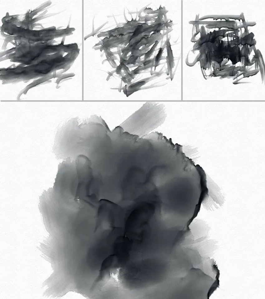 PS笔刷-水墨水彩中国风PS笔刷合集 笔刷资源 sucaiwan.com