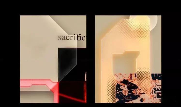 赛博朋克酸性磨砂透明玻璃PS插件 插件预设 sucaiwan.com