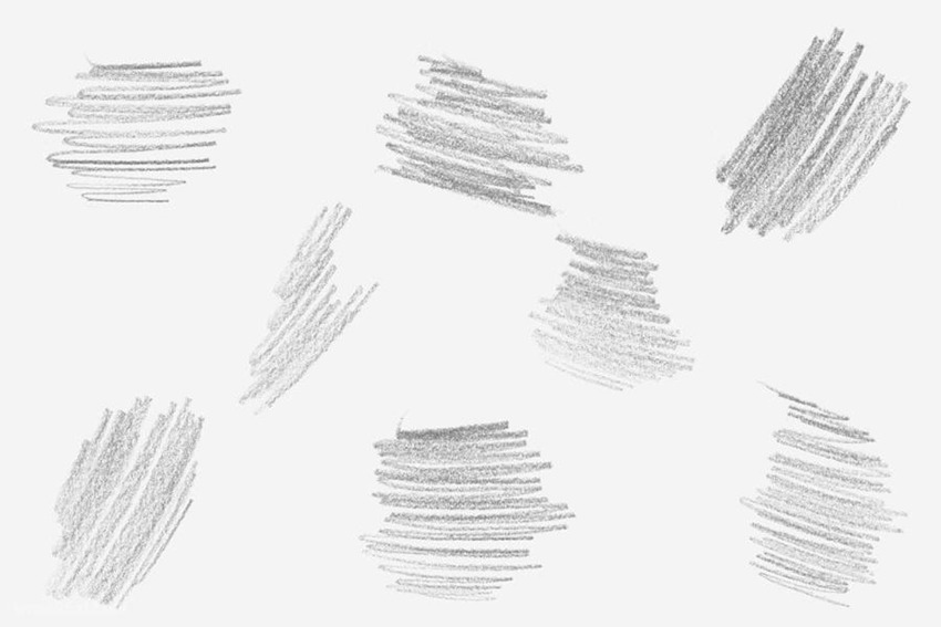 PS笔刷-20款素描晕线图案Photoshop铅笔笔刷素材 笔刷资源 sucaiwan.com