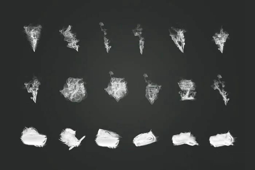 200款PS水墨,喷溅,烟雾,血迹,水花笔刷合集 笔刷资源 sucaiwan.com