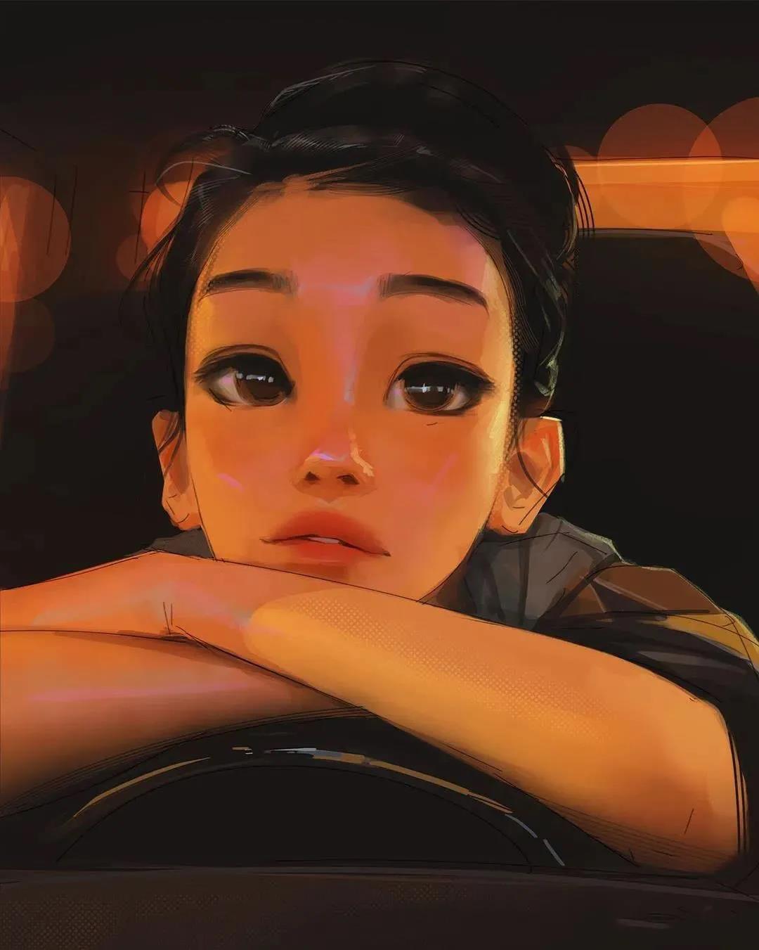 大佬笔下的率真女生作品459张+大佬的画人像专用2.0笔刷26款 图片素材 第2张-素材湾丨精选海外优质设计素材资源 大佬笔下的率真女生作品459张+大佬的画人像专用2.0笔刷26款 图片素材 sucaiwan.com