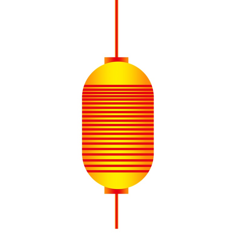 灯笼喜庆节日卡通手绘登录装饰PNG素材 图片素材 sucaiwan.com