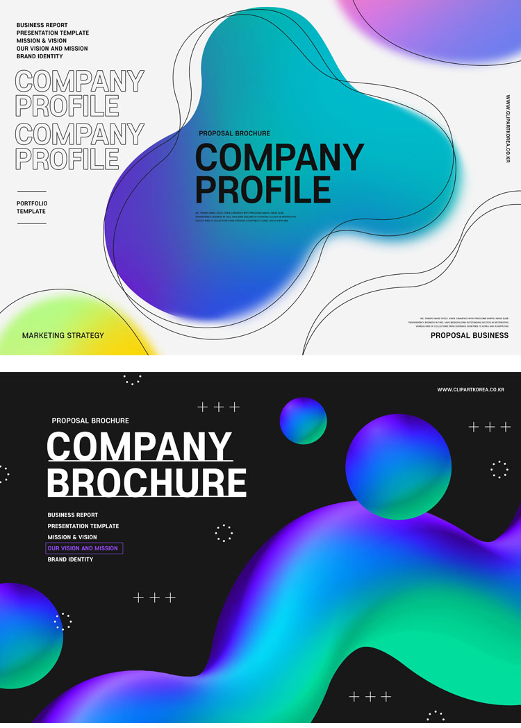 潮流酸性渐变背景PSD素材合集 图片素材 sucaiwan.com