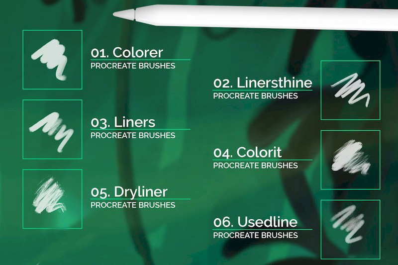 Procreate笔刷-迪士尼动画风格的丛林草丛树木效果笔刷下载 笔刷资源 第3张-素材湾丨精选海外优质设计素材资源 Procreate笔刷-迪士尼动画风格的丛林草丛树木效果笔刷下载 笔刷资源 sucaiwan.com