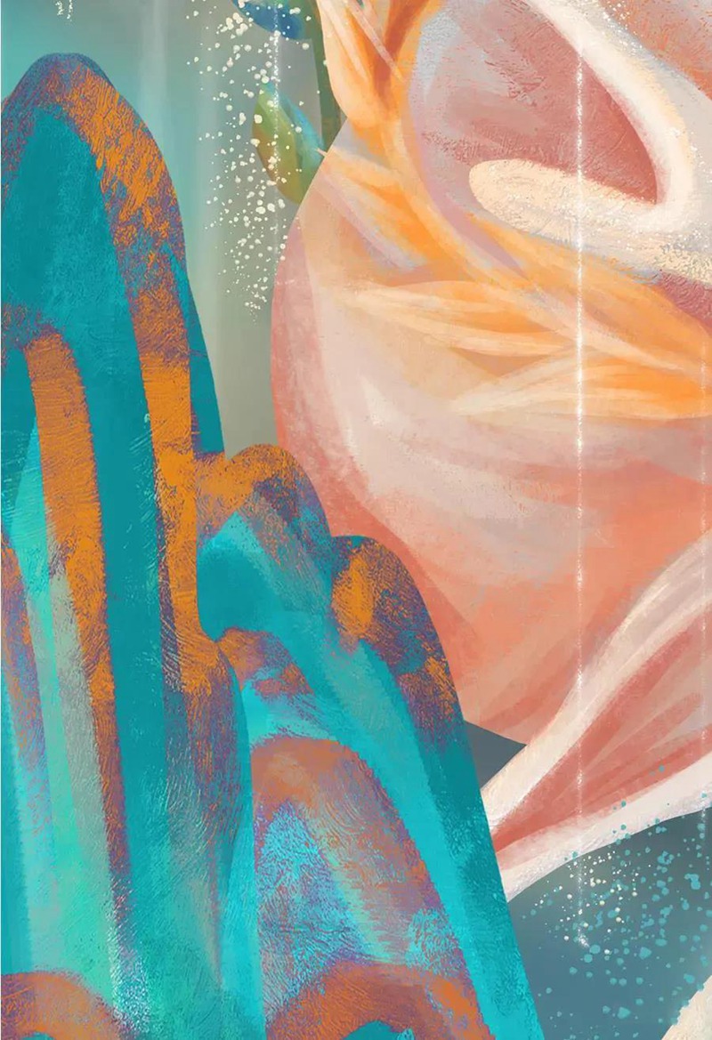 122款敦煌插画PSD源文件 图片素材 sucaiwan.com