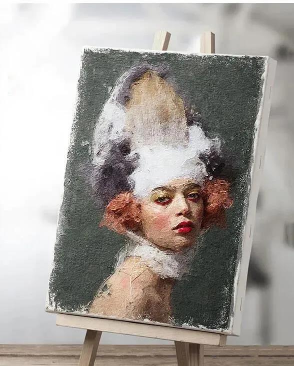 油画版微信头像0成本制作，有人靠他日入3W！ 笔刷资源 sucaiwan.com