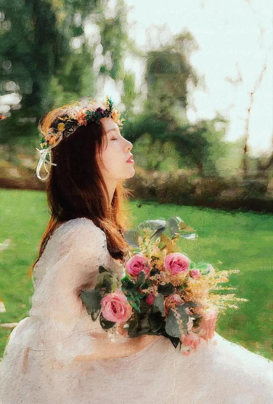 油画版微信头像0成本制作，有人靠他日入3W！ 笔刷资源 sucaiwan.com