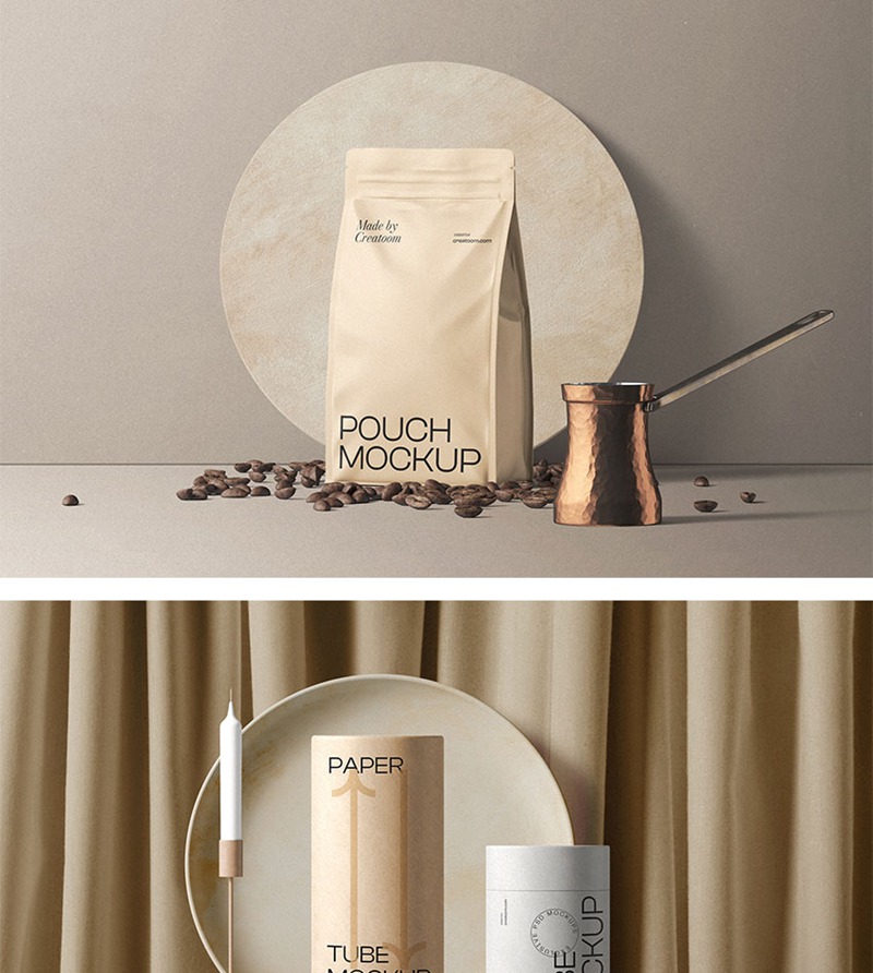 200款高级质感品牌VI样机PSD模板 图片素材 sucaiwan.com