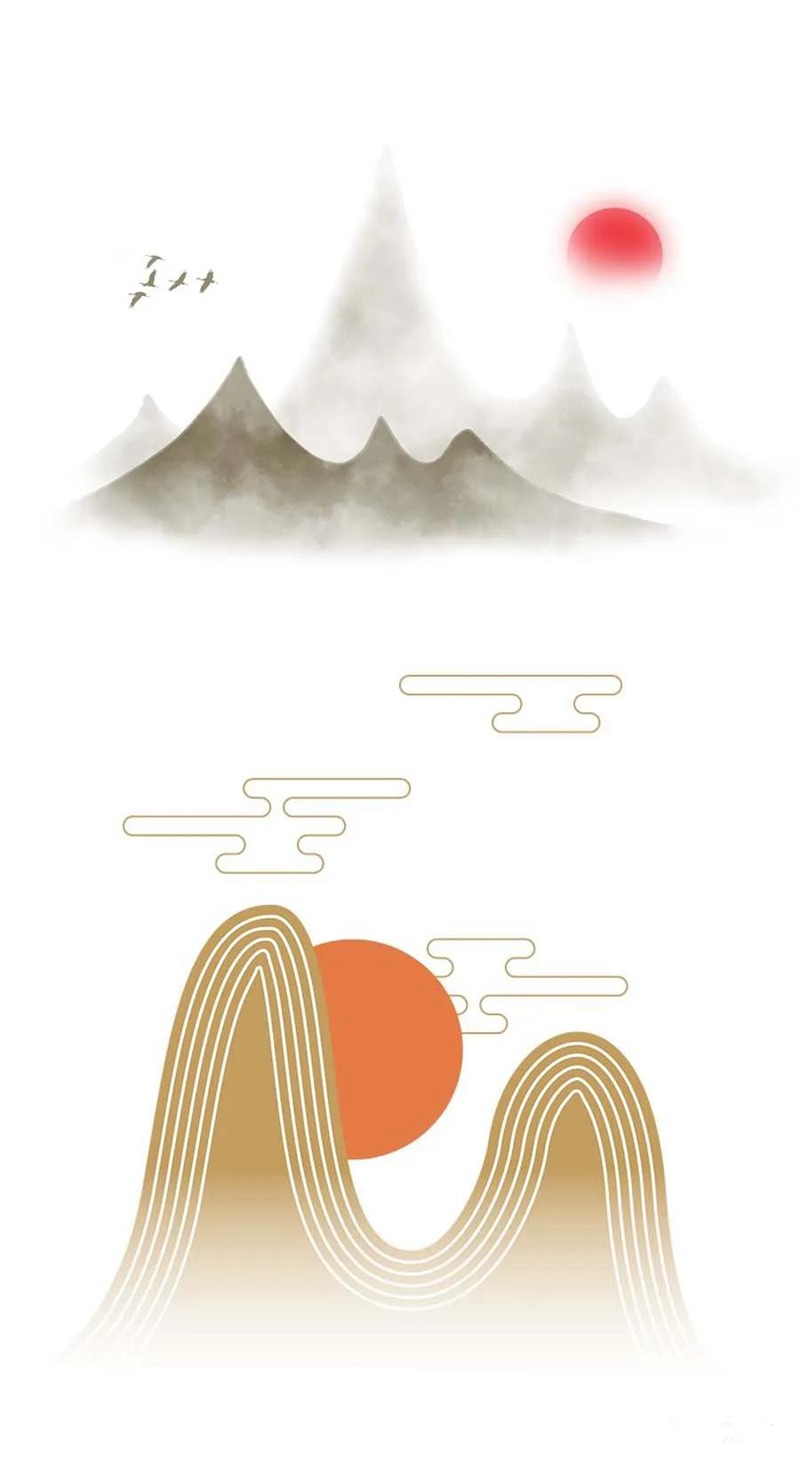 99款中国风山水祥云PNG免扣素材合集 图片素材 sucaiwan.com