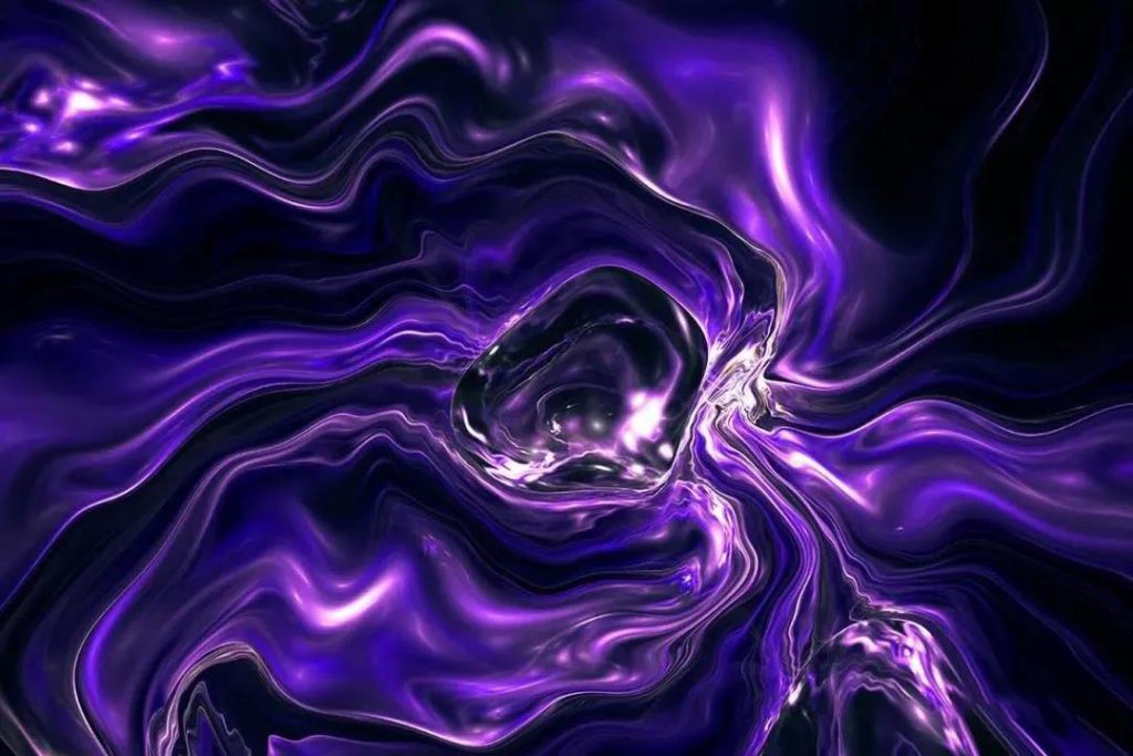 时尚高端抽象3D立体液体流体PNG背景 图片素材 sucaiwan.com