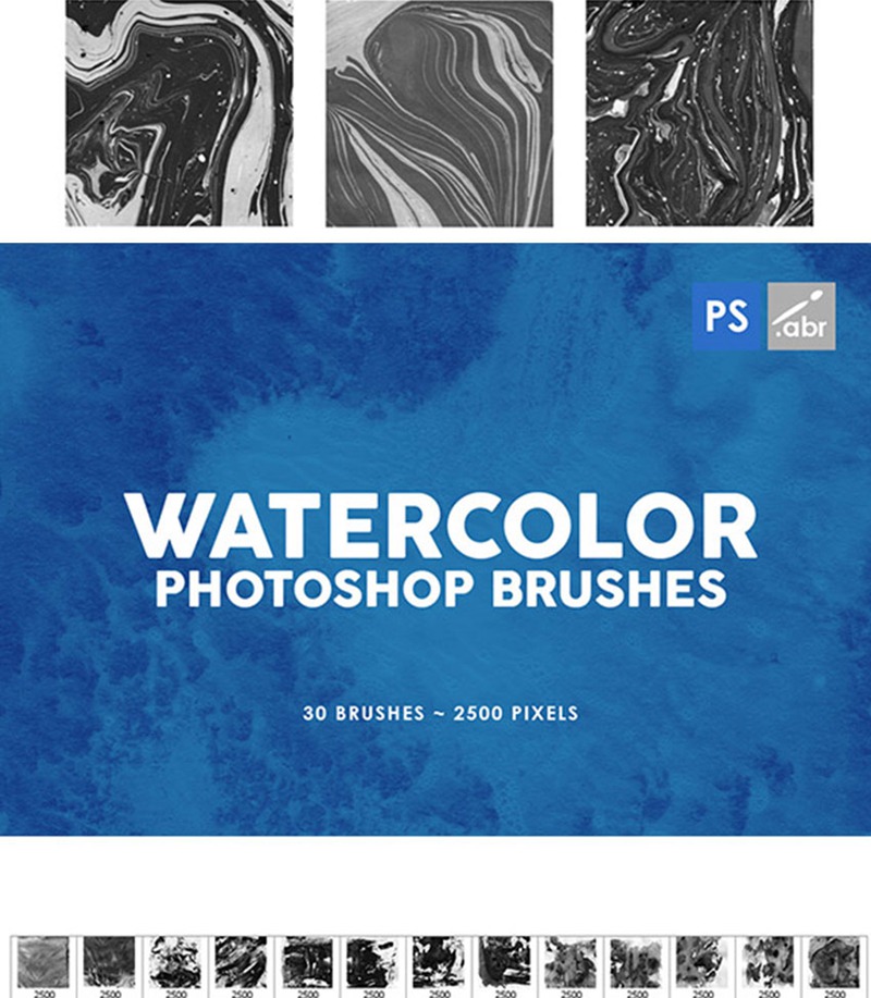 3000款Photoshop艺术肌理背景绘画笔刷 笔刷资源 sucaiwan.com