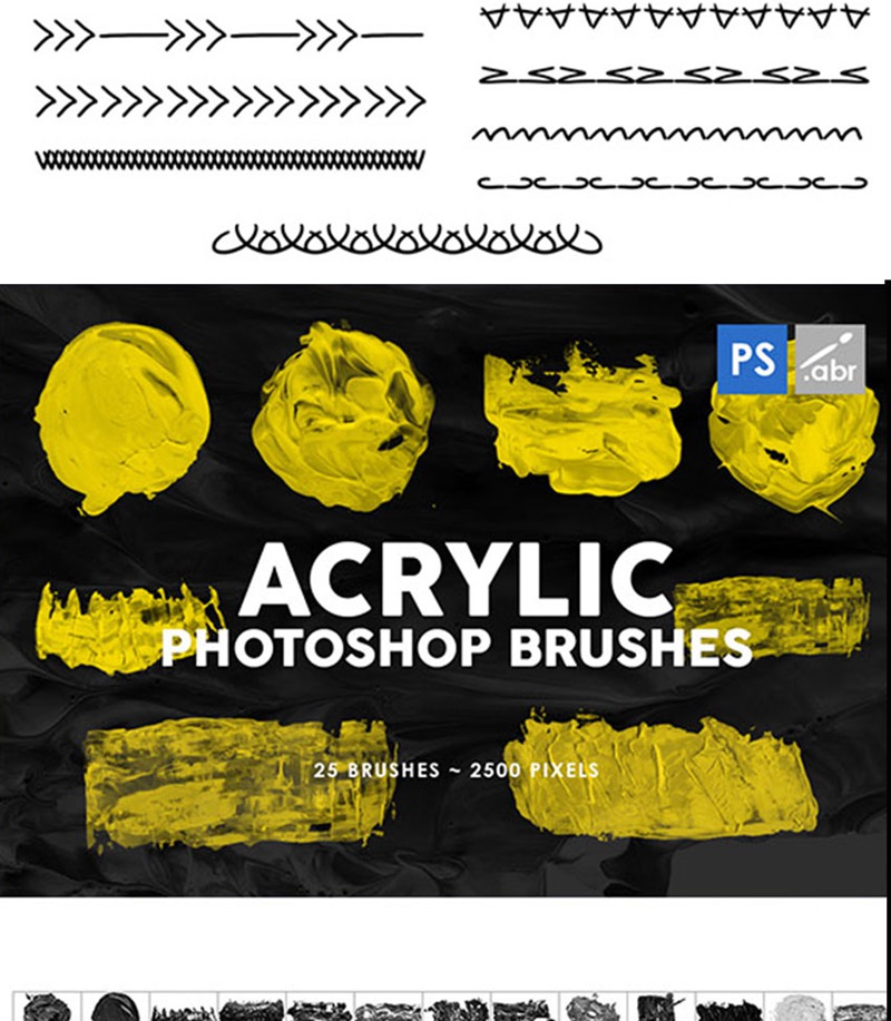 3000款Photoshop艺术肌理背景绘画笔刷 笔刷资源 sucaiwan.com