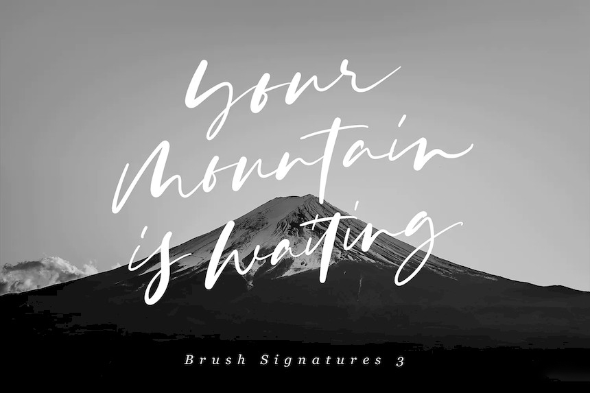 procreate笔刷-手写书法字体画笔笔刷素材 笔刷资源 sucaiwan.com