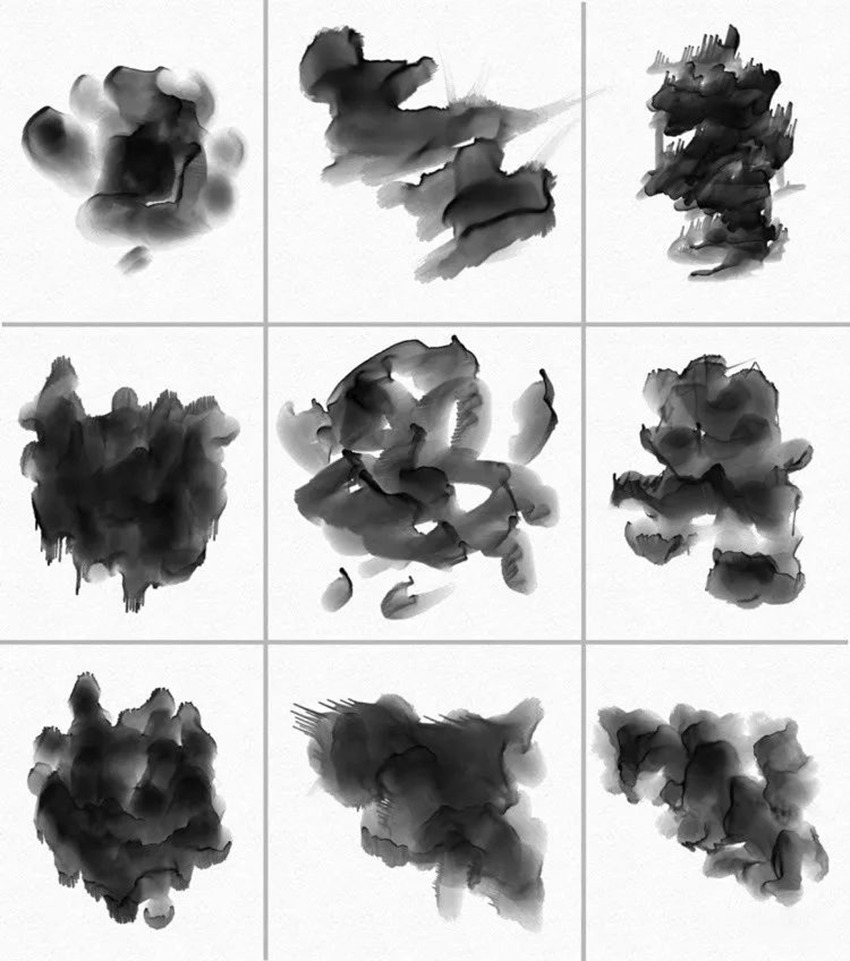 PS笔刷-水墨水彩中国风PS笔刷合集 笔刷资源 sucaiwan.com