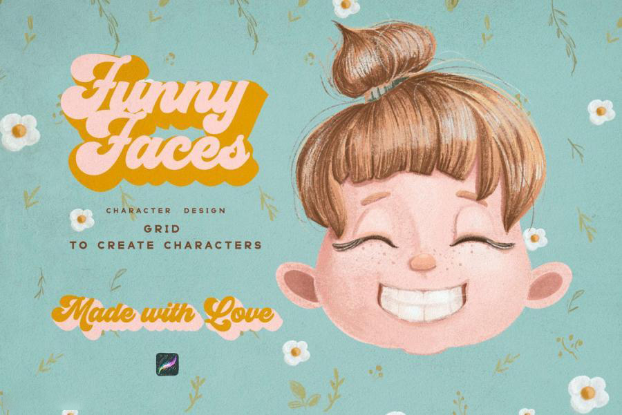 Procreate笔刷-卡通儿童角色线稿笔刷素材下载 笔刷资源 第2张-素材湾丨精选海外优质设计素材资源 Procreate笔刷-卡通儿童角色线稿笔刷素材下载 笔刷资源 sucaiwan.com