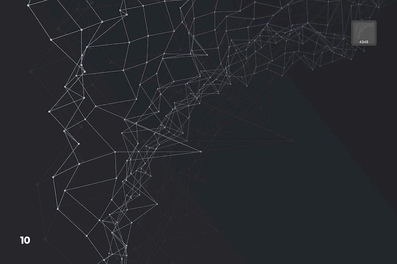 PS笔刷-抽象几何多边形线条粒子PS笔刷素材下载 笔刷资源 sucaiwan.com