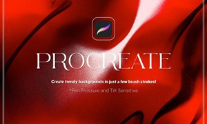 Procreate笔刷-喷雾颗粒纹理笔刷素材