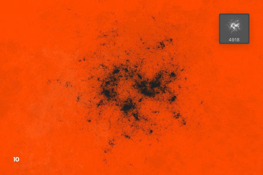 PS笔刷-粗糙脏乱裂纹图案PS笔刷素材 笔刷资源 sucaiwan.com