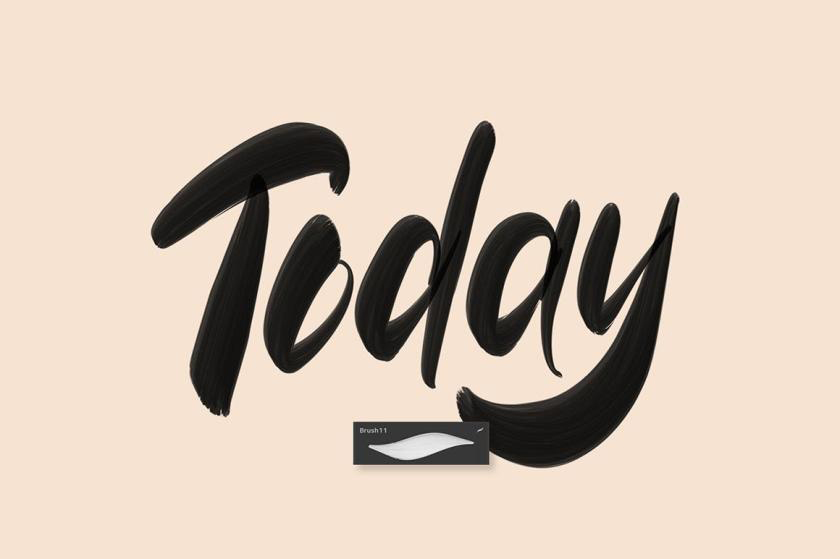 Procreate笔刷-毛笔字日式文字纹理效果笔刷素材资源 笔刷资源 sucaiwan.com