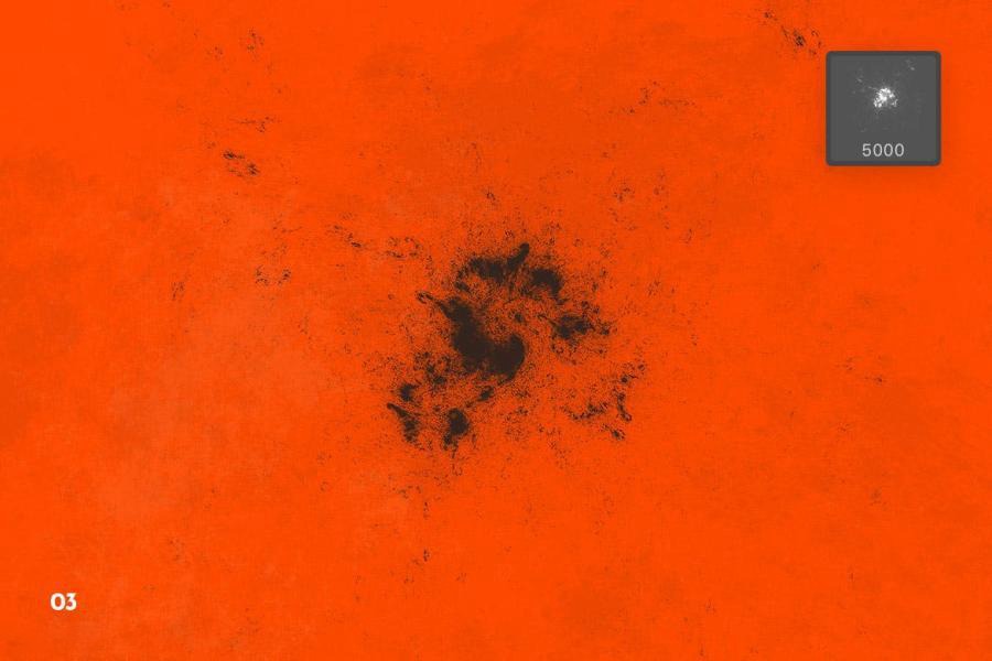 PS笔刷-粗糙脏乱裂纹图案PS笔刷素材 笔刷资源 sucaiwan.com