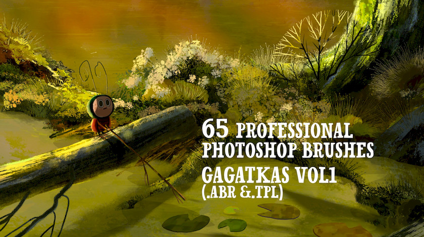 PS笔刷-森林绘画植物植物树枝树叶Photoshop笔刷合集 笔刷资源 sucaiwan.com