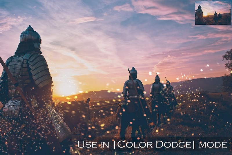 PS笔刷-火花光斑效果PS笔刷素材下载 笔刷资源 sucaiwan.com