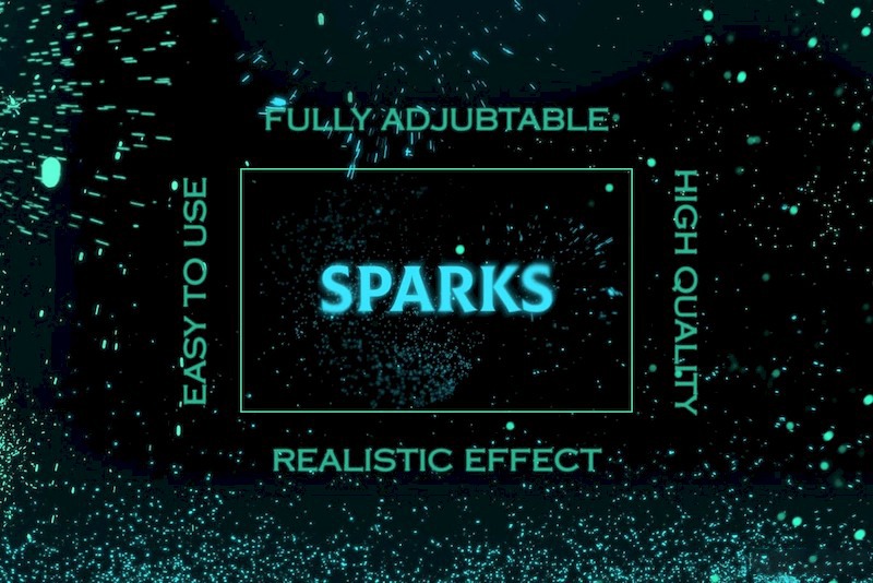 PS笔刷-火花光斑效果PS笔刷素材下载 笔刷资源 sucaiwan.com