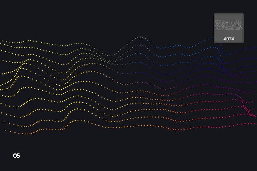 PS笔刷-粒子科技波浪效果PS笔刷资源下载 笔刷资源 sucaiwan.com