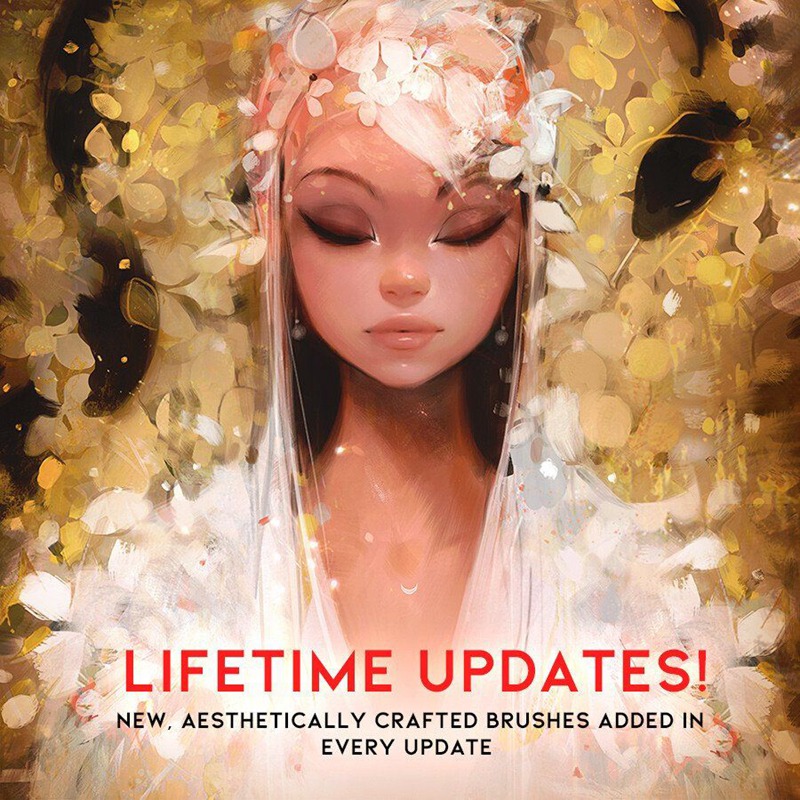 PS笔刷-绘画墨水钢笔画笔植物PS笔刷素材下载 笔刷资源 sucaiwan.com