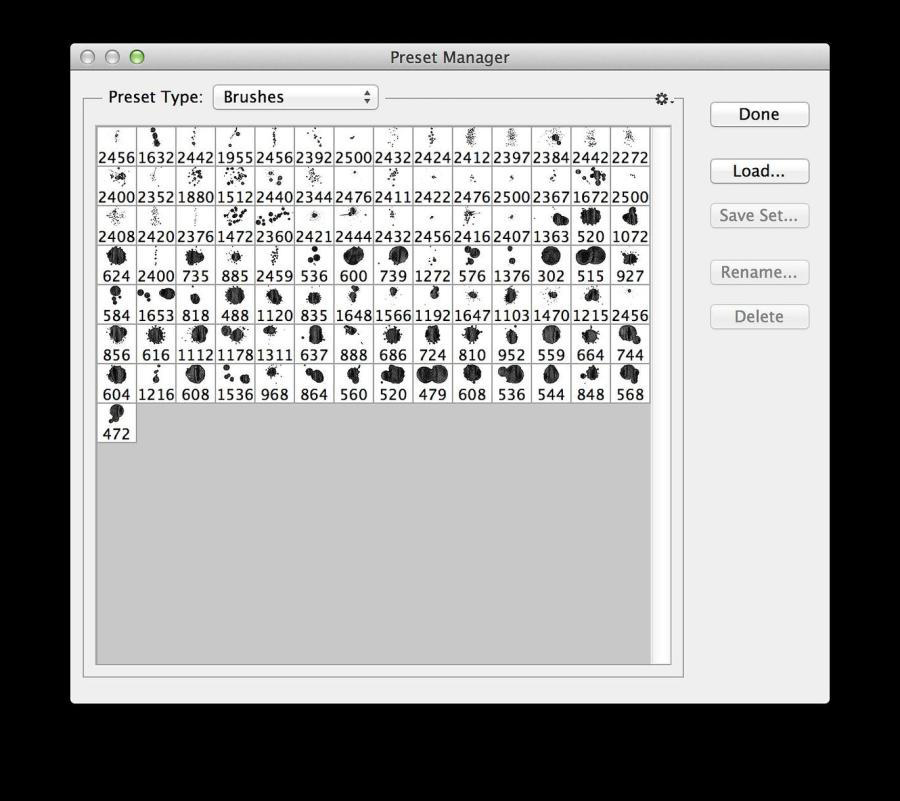 PS笔刷-99款油漆飞溅效果Photoshop笔刷素材 笔刷资源 sucaiwan.com