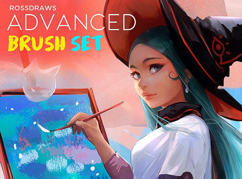 PS笔刷-绘画墨水钢笔画笔植物PS笔刷素材下载 笔刷资源 sucaiwan.com