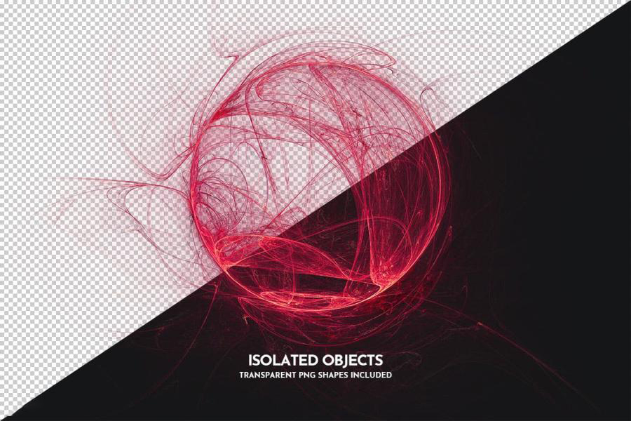 PS笔刷-高科技梦幻球状图案PS笔刷素材资源 笔刷资源 sucaiwan.com